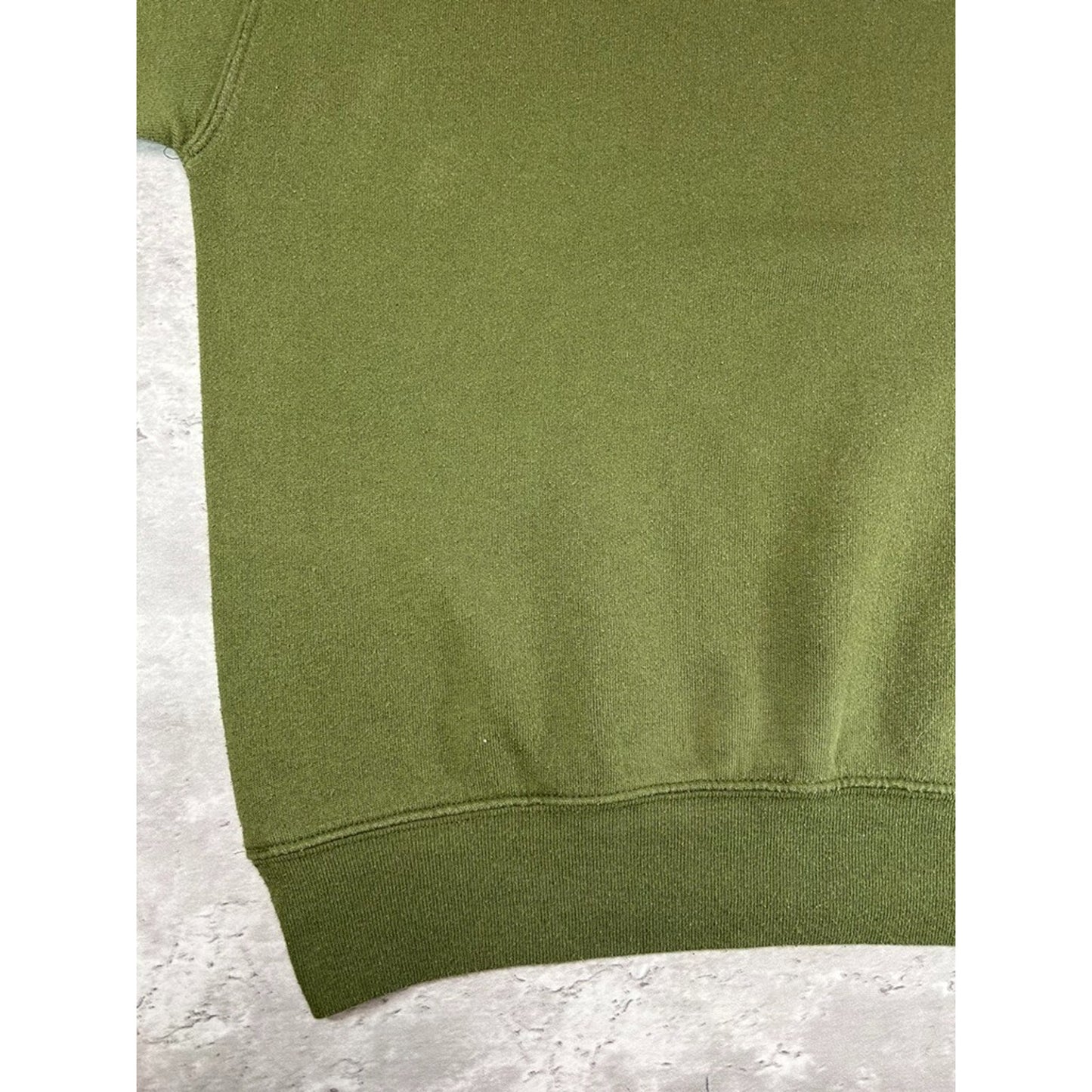 Vintage USMC Graphic Crest Spellout Pullover Sweatshirt Size Medium Green