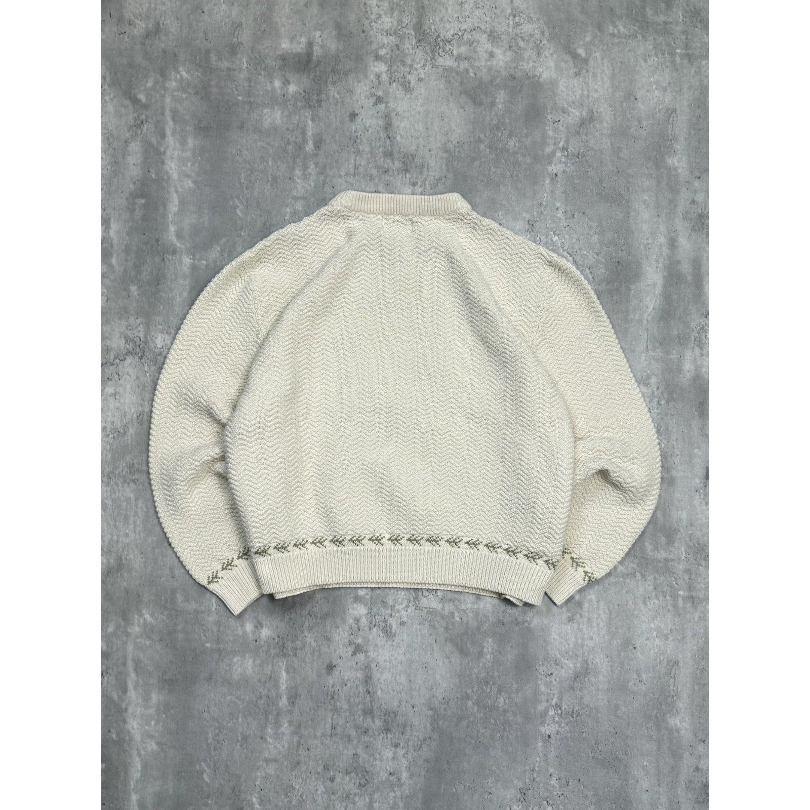 Vintage 90s Cabelas Embroidered Landscape Pullover Knit Sweater Size XL