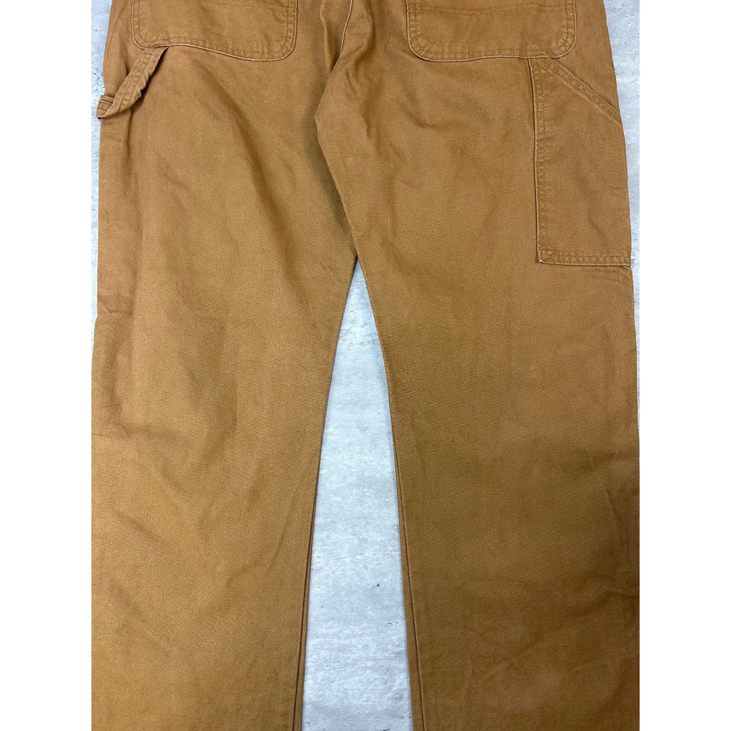 Dickies Canvas Workwear Carpenter Pants Size 36 Beige