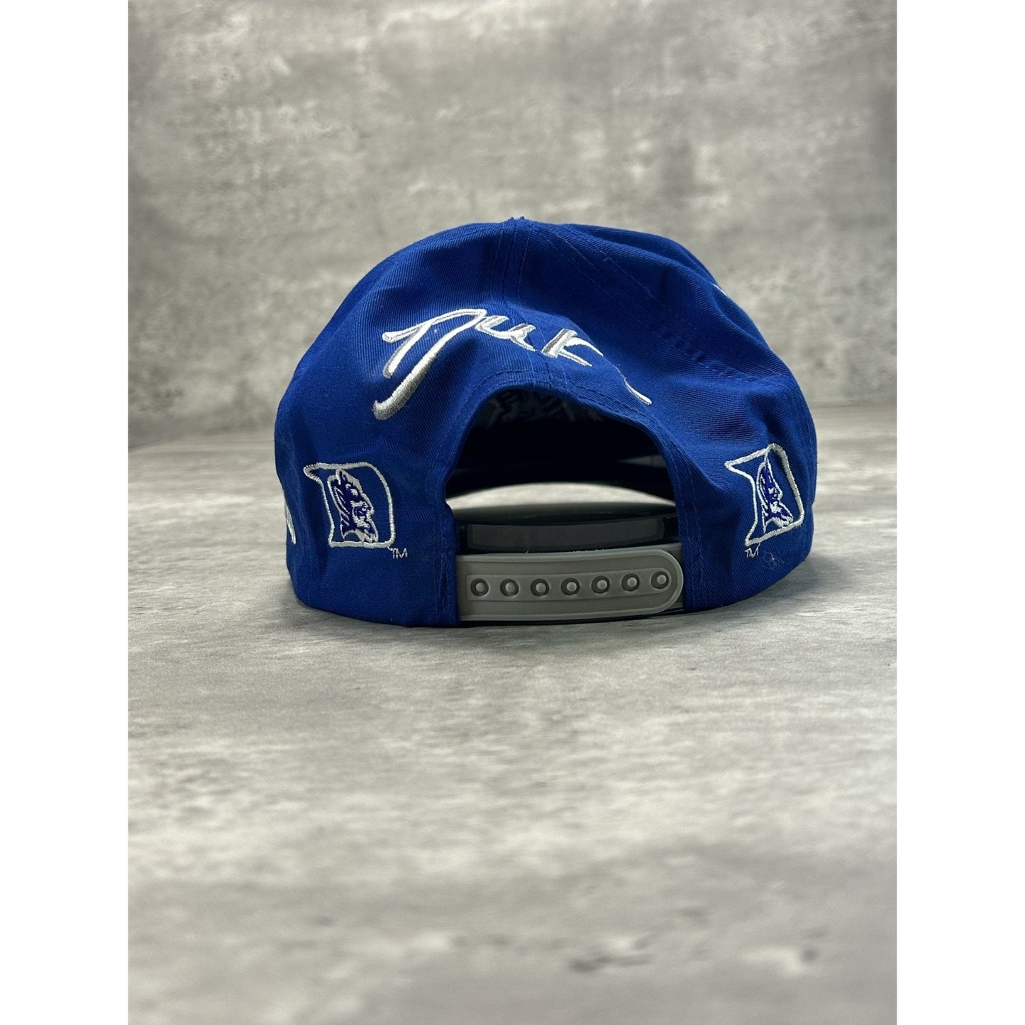 Vintage 90s Duke Blue Devils NCAA Embroidered Logo Snapback Hat OSFA