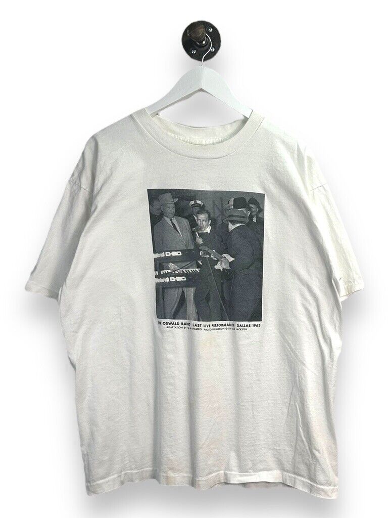 Vintage 90s Lee Harvey Oswald Oswald Band Last Performance Graphic T-Shirt Sz XL