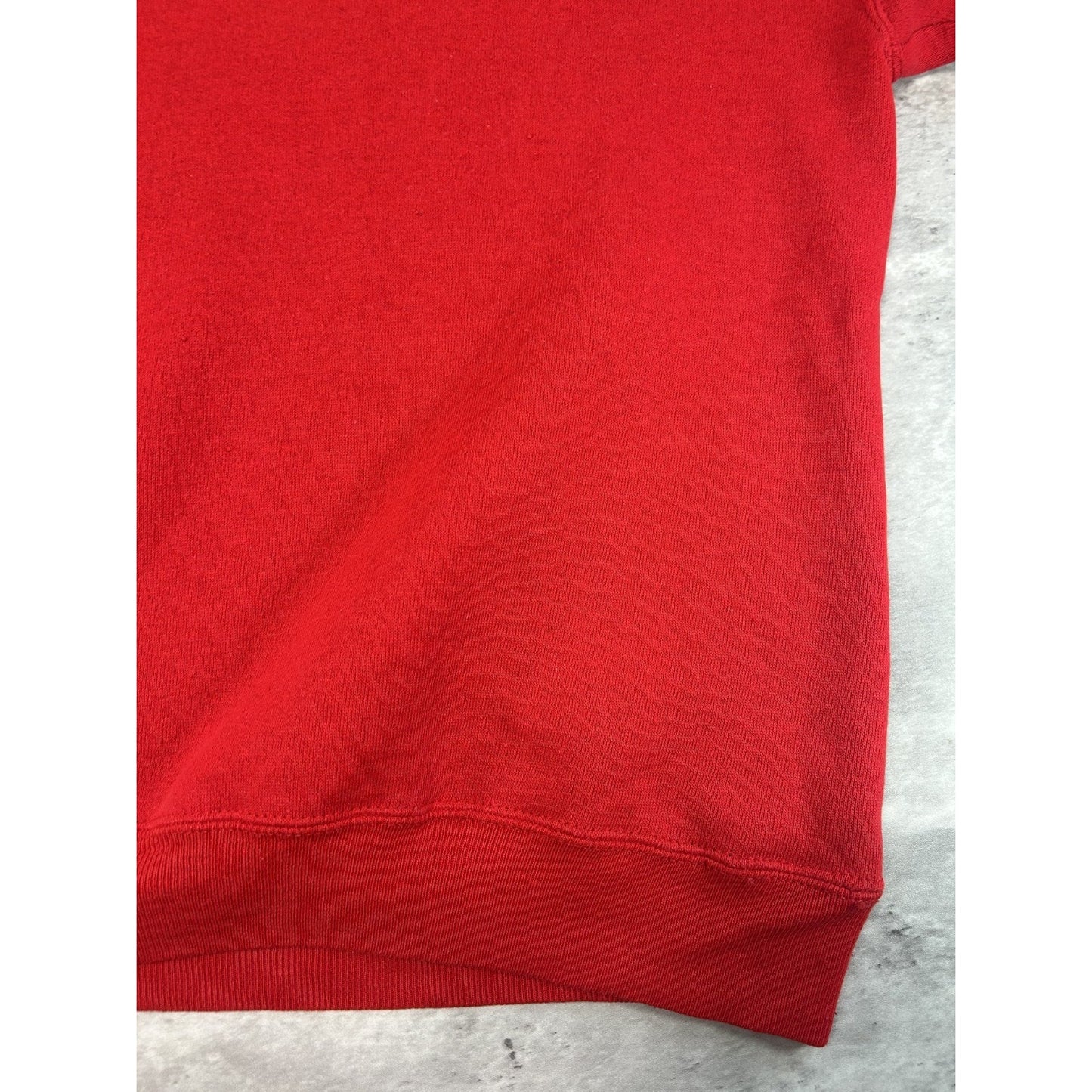 Vintage 80s Detroit Red Wings NHL Starter Spellout Graphic Sweatshirt Size Large