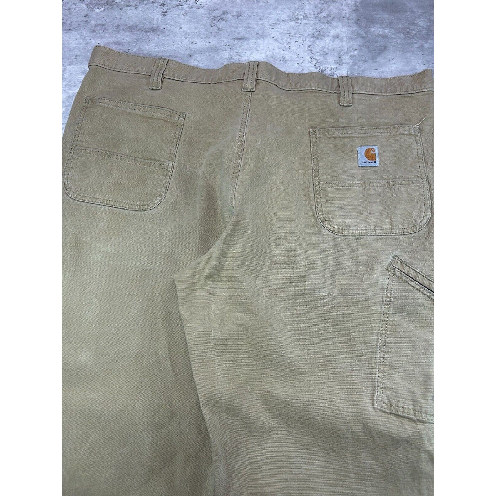 Carhartt Relaxed Fit Canvas Workwear Five Pocket Pants Size 43 Beige