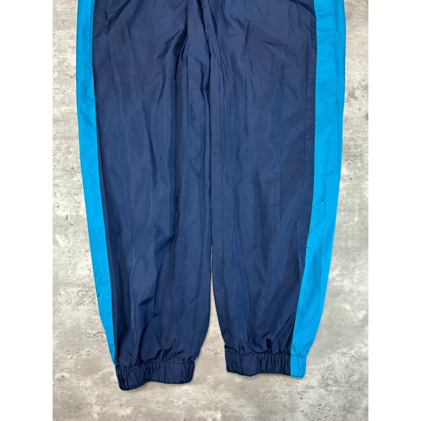 Vintage 2000s Nike Graphic Logo Two Tone Nylon Track Pants Size Medium