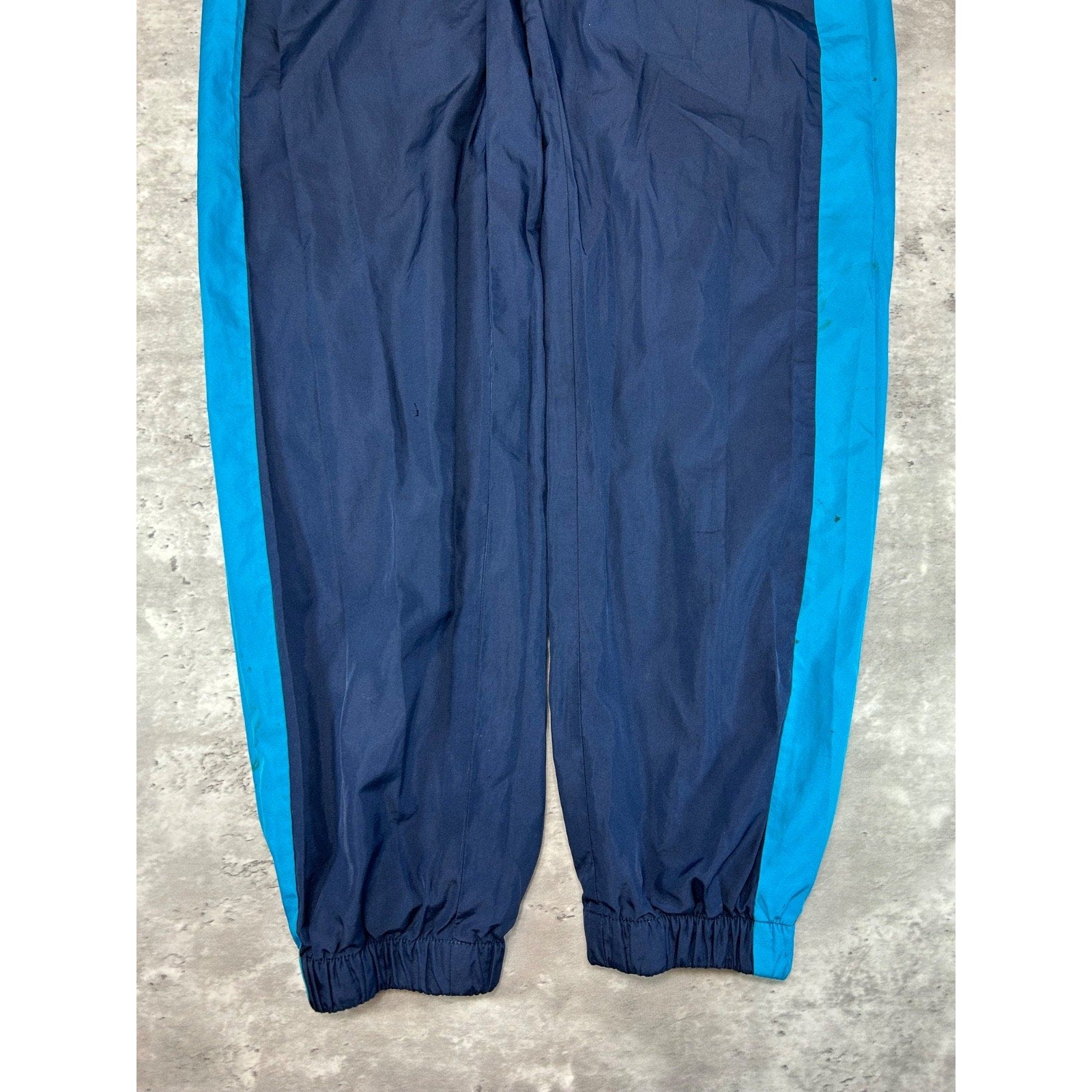Vintage 2000s Nike Graphic Logo Two Tone Nylon Track Pants Size Medium