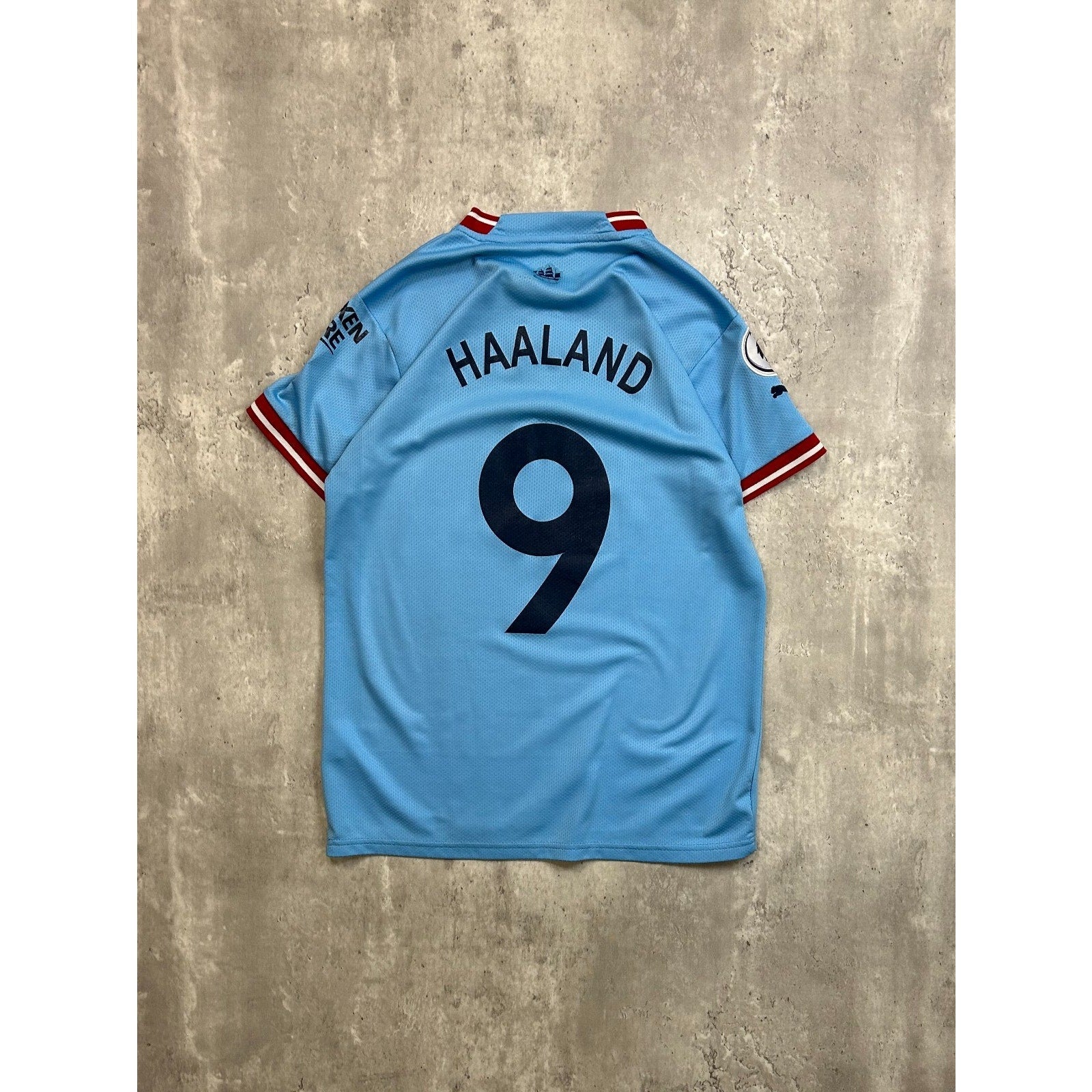 Vintage Erling Halaad #9 Manchester City Puma Soccer Jersey Size Medium