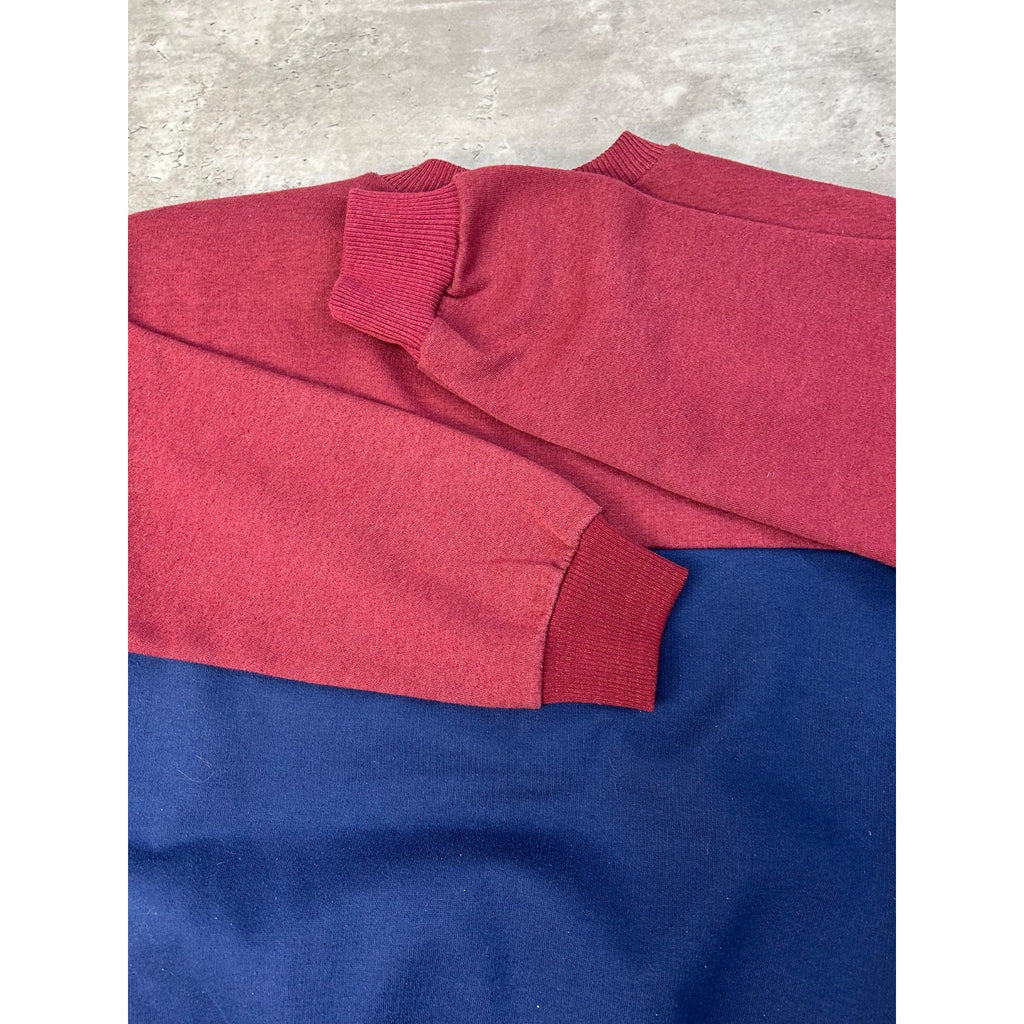 Vintage 80s Womens Adidas Graphic Trefoil Crewneck Sweatshirt Size Small
