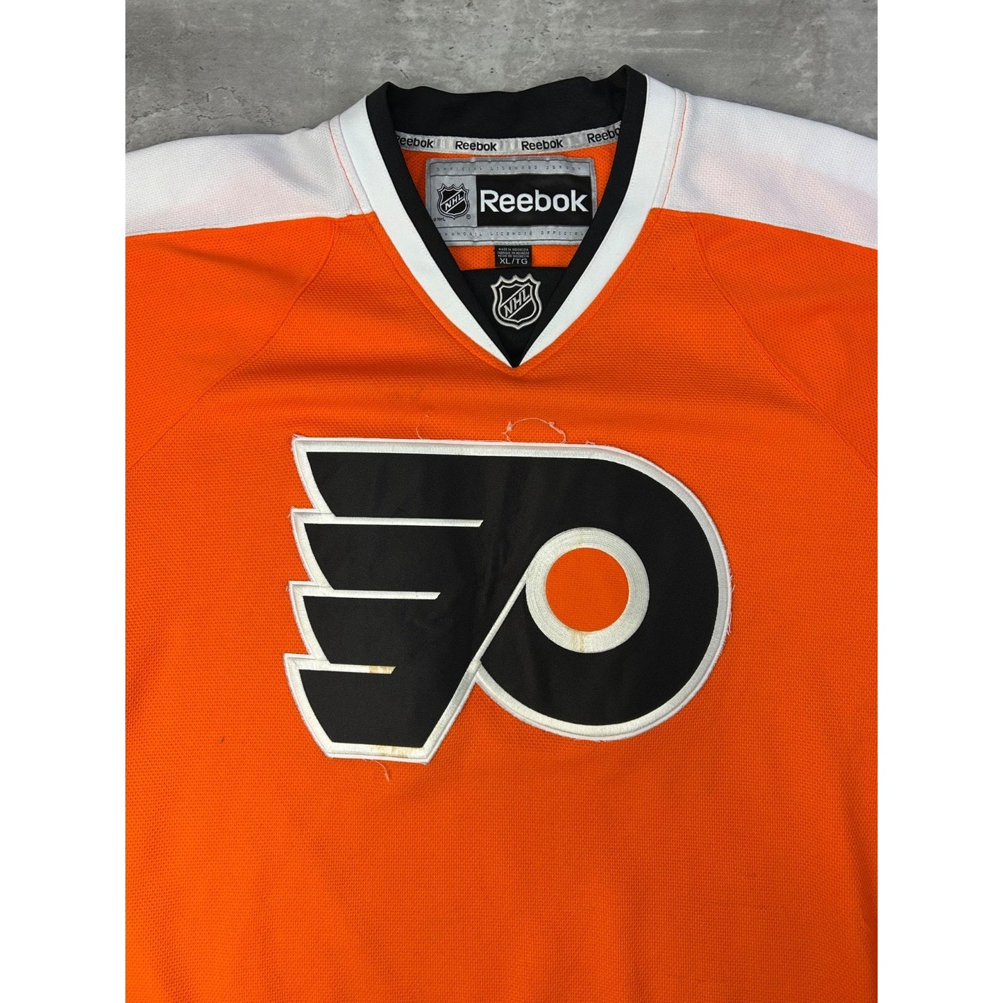 Vintage Philadelphia Flyers NHL Stitched Reebok Hockey Jersey Size XL