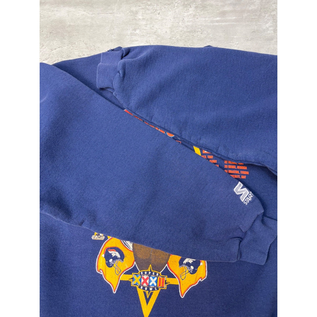 Vintage 1997 Denver Broncos NFL Super Bowl XXXII Sweatshirt Size Large