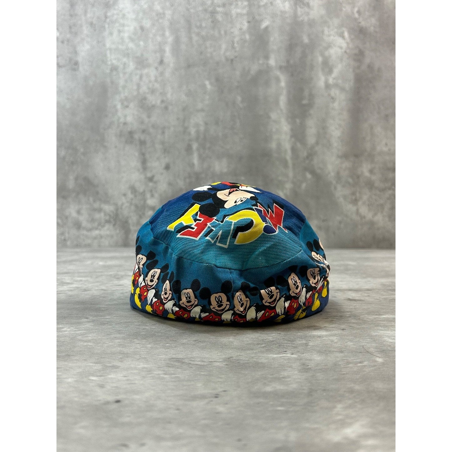 Vintage 80s/90s Disney Mickey Mouse Cartoon Character Flex Fit Hat OSFA