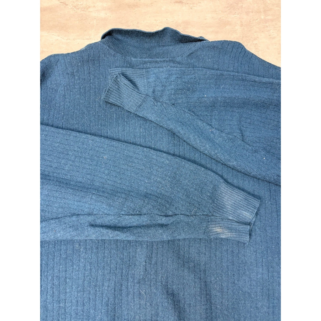 Vintage 80s/90s Tundra 1/4 Button Collared Knit Sweater Size XL