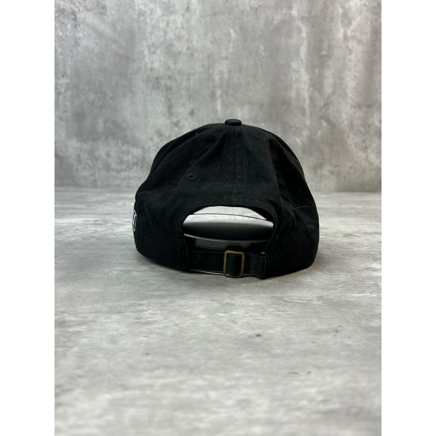 Vintage Mercedes Benz Embroidered Logo Car Strapback Hat OSFA Black