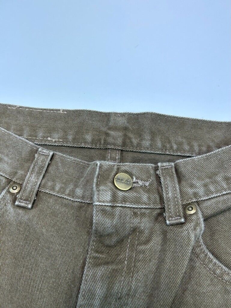 Vintage L.L. Bean Double L Classic Fit Straight Leg Denim Pants Size 31