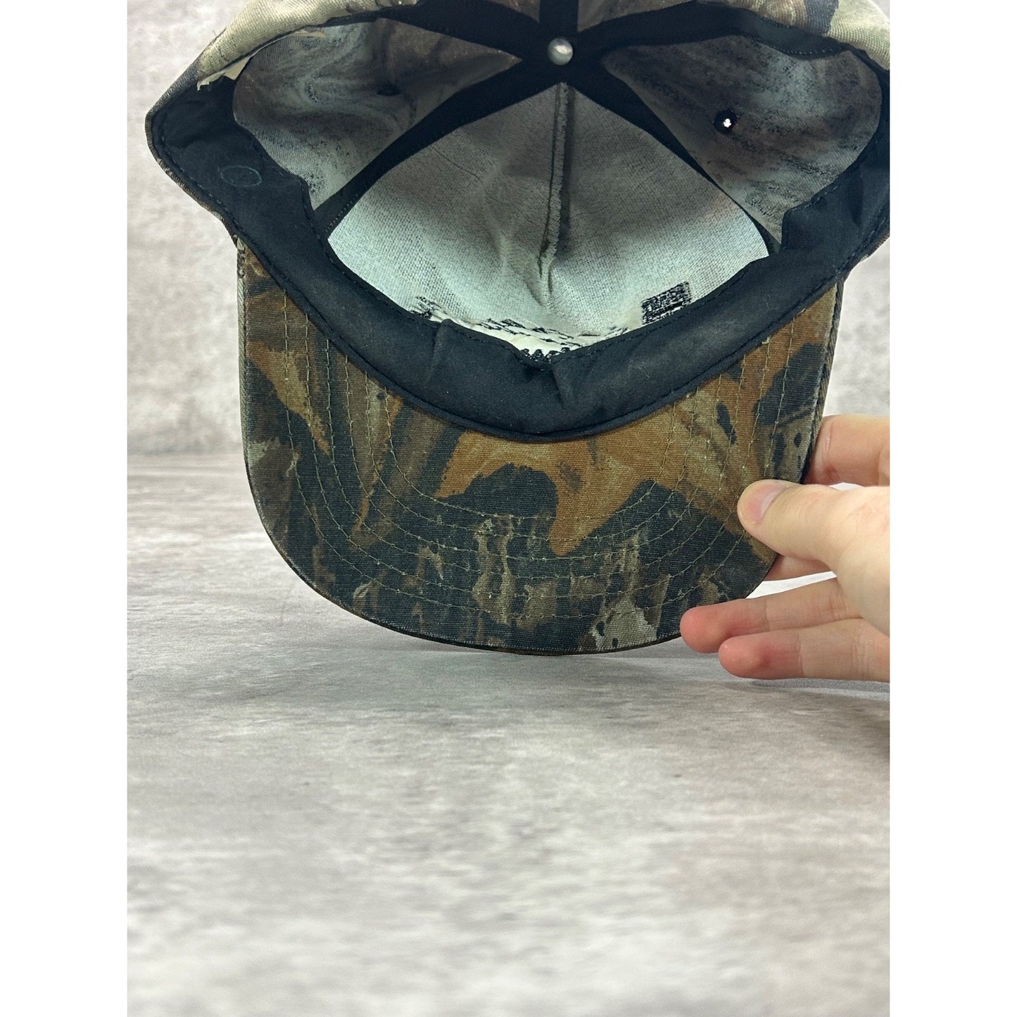 Vintage Dale Earnhardt Goodwrench Racing Nascar Realtree Camo Snapback Hat OSFA