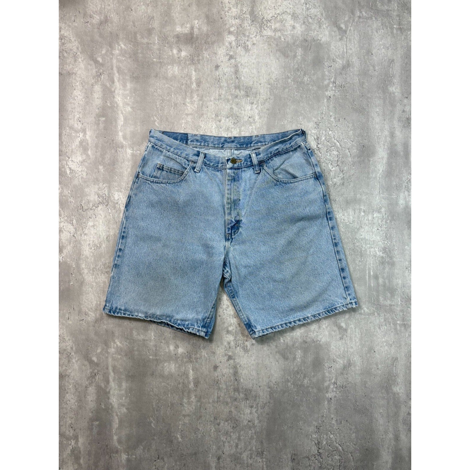 Vintage 90s Riders By Lee Light Wash Denim Shorts Size 33