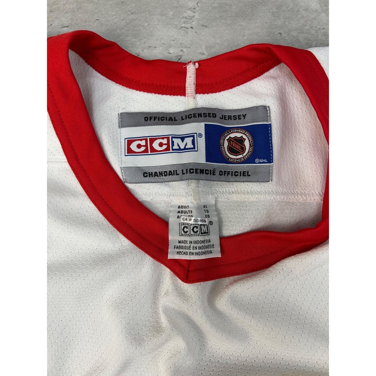 Vintage Detroit Red Wings NHL Stitched Hockey Jersey Size XL