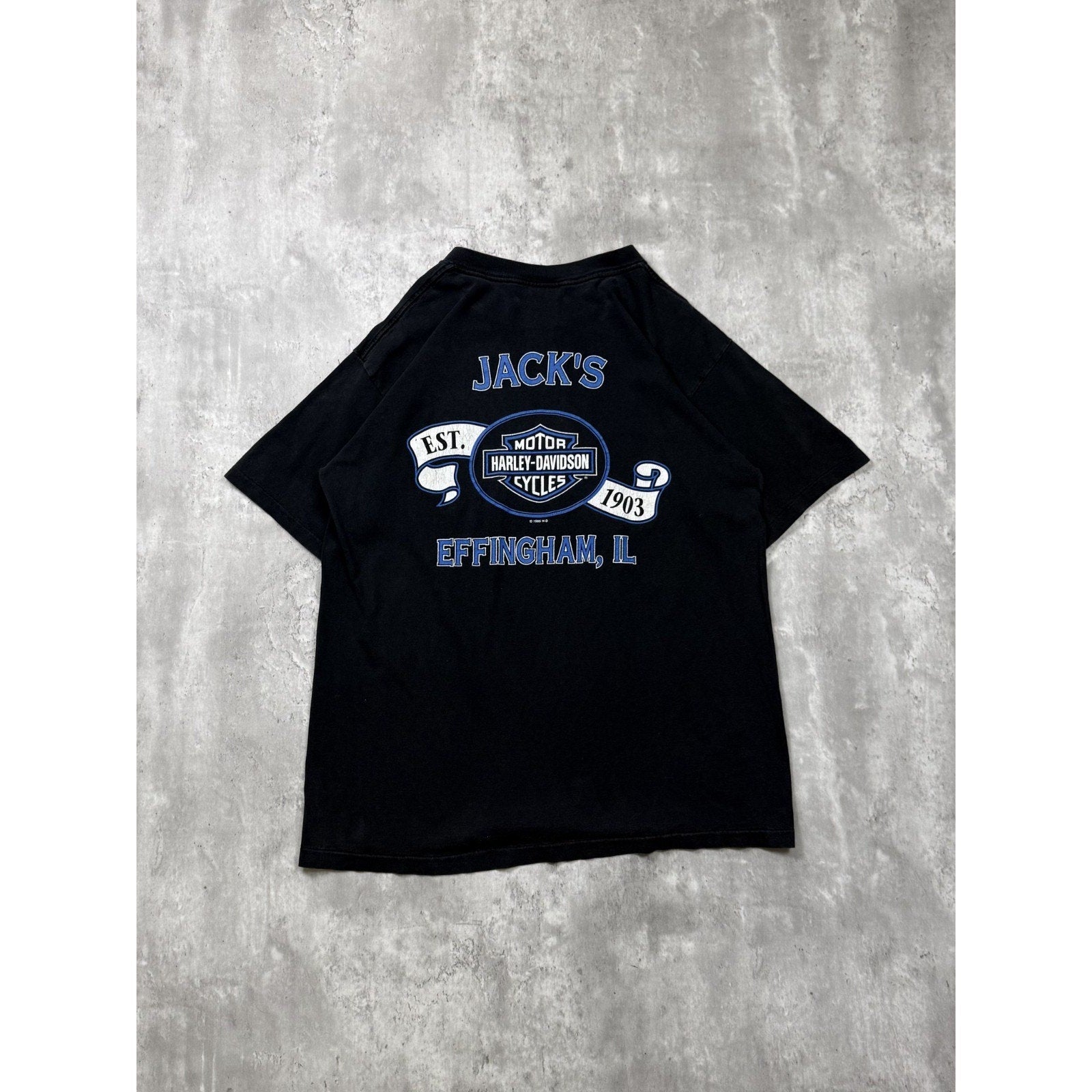 Vintage 1996 Harley Davidson Road To Freedom Graphic T-Shirt Size Large