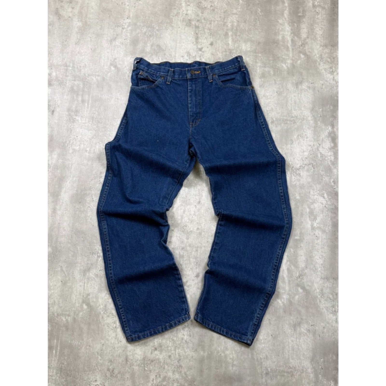 Vintage Dickies Dark Wash Denim Workwear Pants Size 32