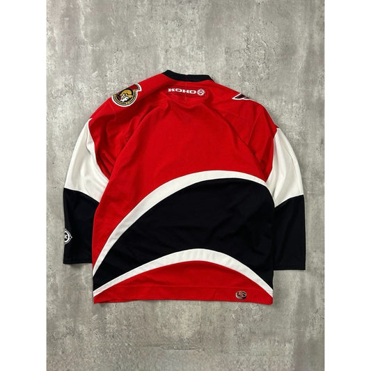Vintage Ottawa Senators NHL Stitched Koho Hockey Jersey Size Large Red