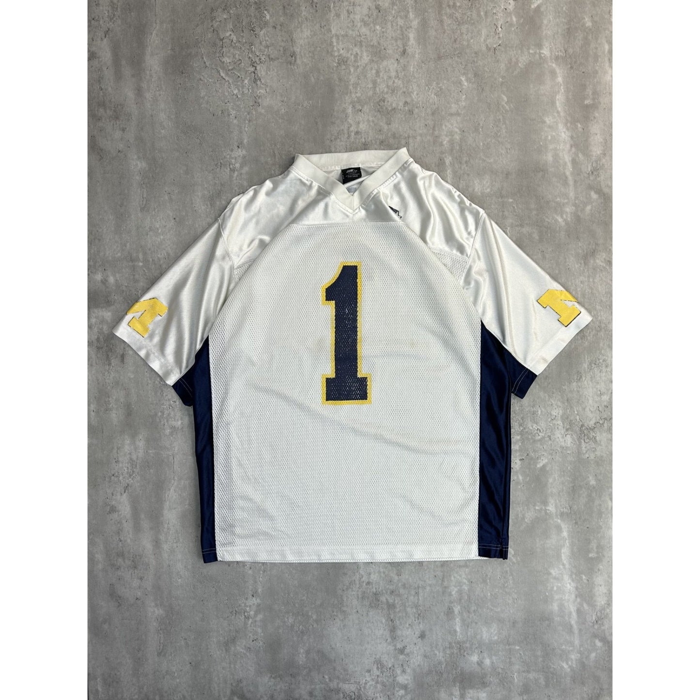 Vintage Michigan Wolverines #1 NCAA Starter Football Jersey Size Large