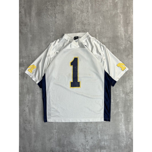 Vintage Michigan Wolverines #1 NCAA Starter Football Jersey Size Large