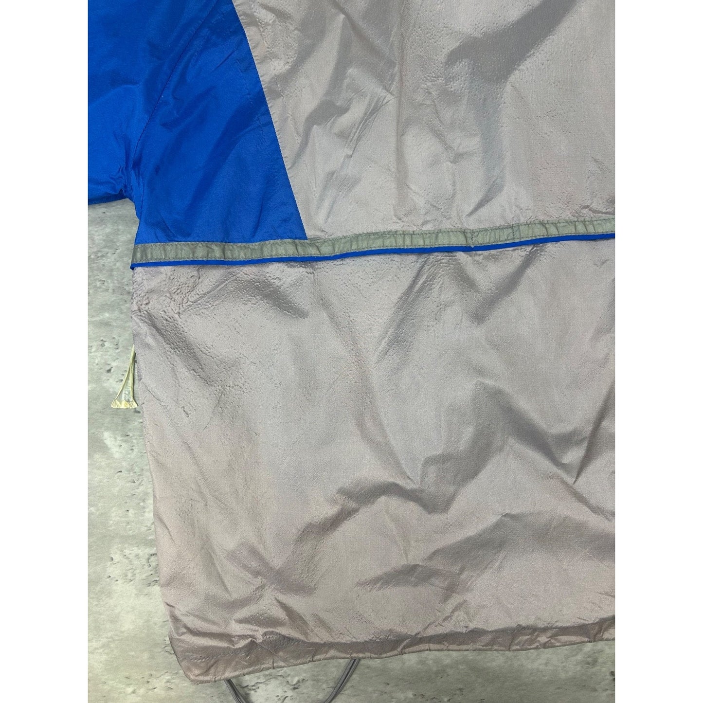 Vintage 80s/90s Nike Two Tone Full Zip Nylon Windbreaker Jacket Size Medium