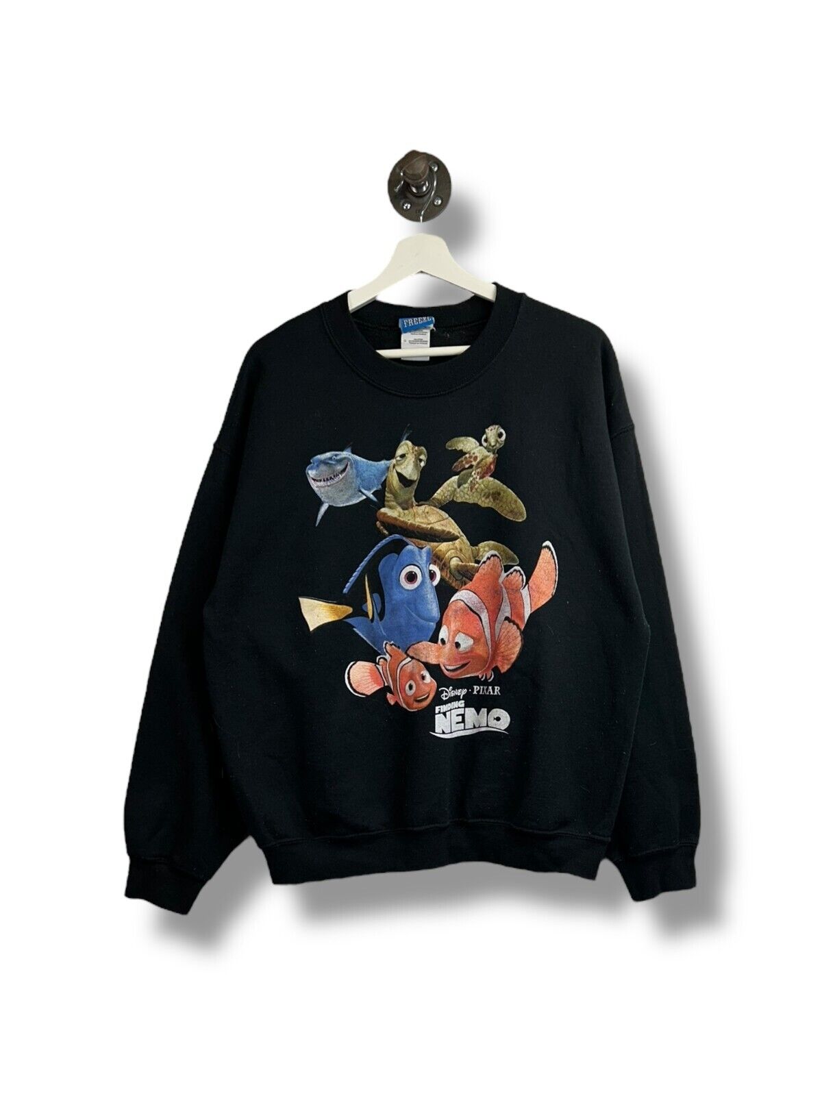 Disney Finding Nemo Pixar Big Graphic Movie Promo Sweatshirt Size Large