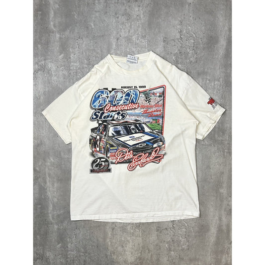 Vintage 1999 Dale Earnhardt #3 Nascar 600 Consecutive Starts T-Shirt Size Large
