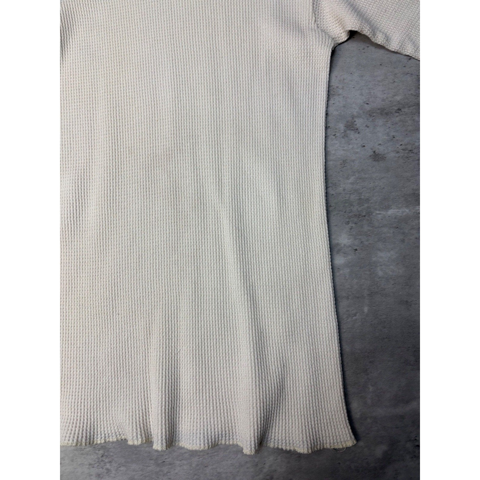 Vintage 1980s Remington Waffle Print Thermal Long Sleeve T-Shirt Size XL