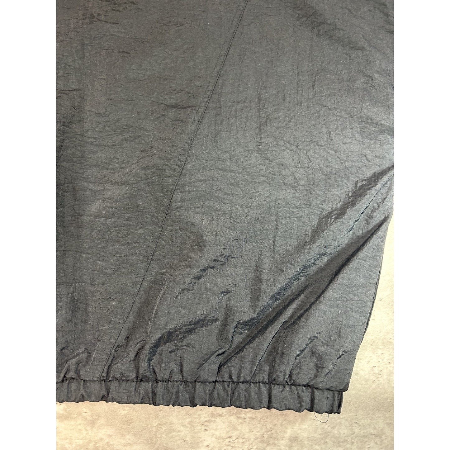 Vintage 90s Adidas Trefoil Spellout Nylon Insulated Jacket Size XL Black