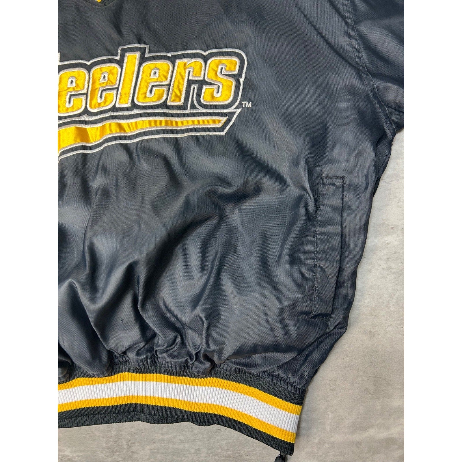90s Pittsburgh Steelers NFL Starter Windbreaker Football Jacket Size Medium