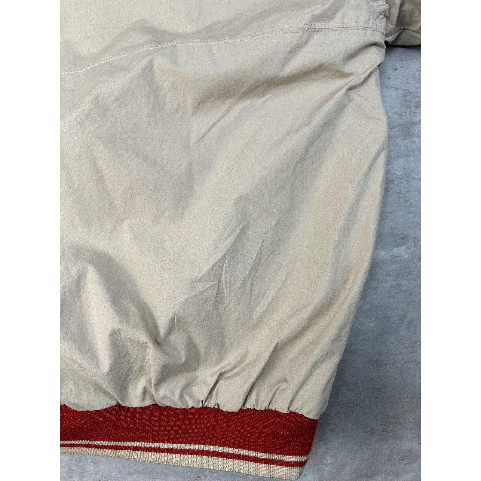 Vintage Ohio State Buckeyes Reversible Pullover Windbreaker Jacket Size Large