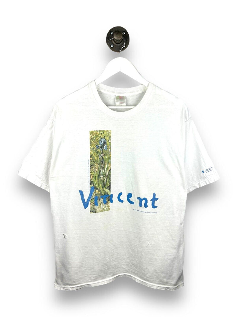 Vintage 90s Vincent Van Gogh National Gallery Of Canada Art T-Shirt Size Large