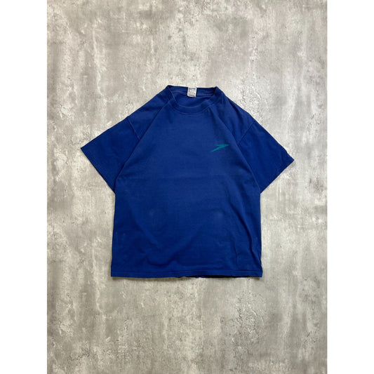 Vintage 1996 Speedo Saltwater Tested Surfing Graphic T-Shirt Size Large