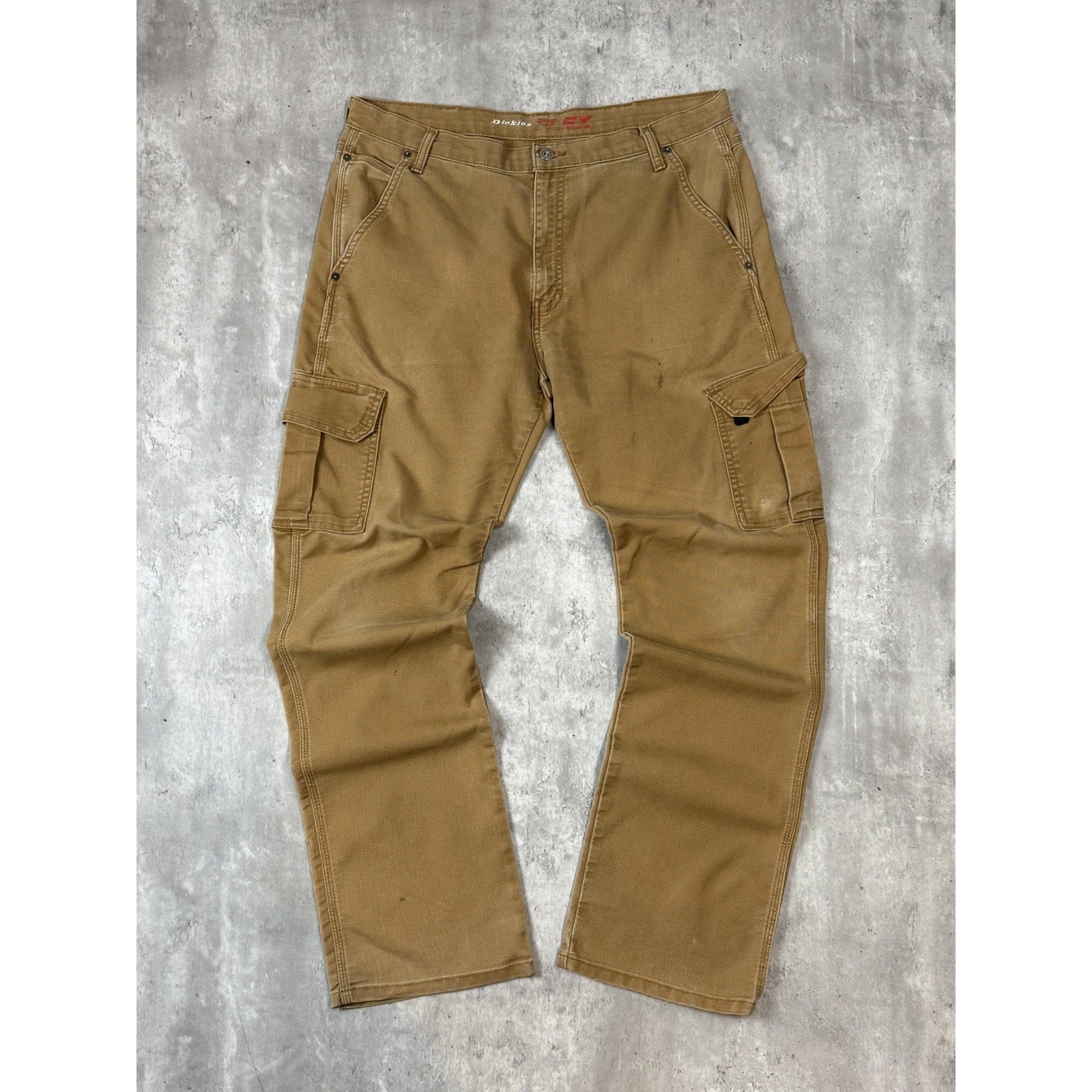 Vintage Dickies Canvas Workwear Carpenter Pants Size 38 Beige