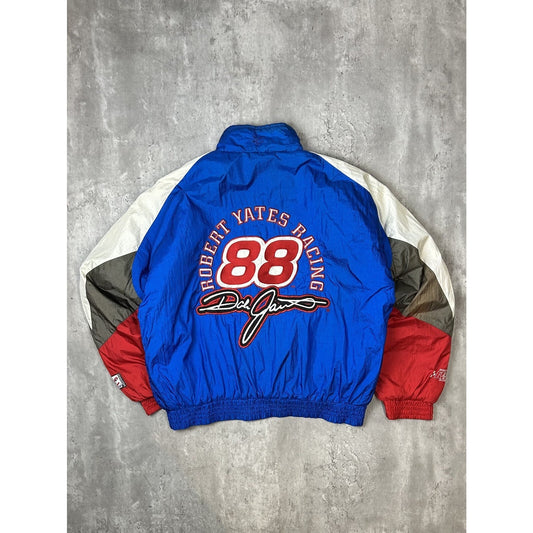 Vintage Dale Jarrett #88 Nascar Embroidered Full Zip Insulated Jacket Size XL