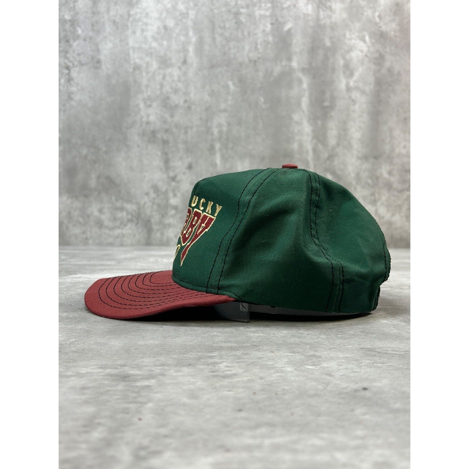 Vintage 90s Kentucky Derby 120 Embroidered Spellout Snapback Hat OSFA