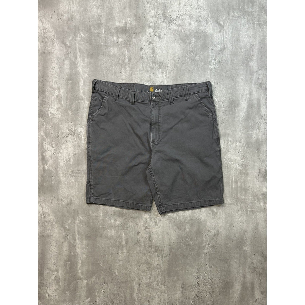 Carhartt Relaxed Fit Canvas Workwear Gray Five Pocket Pants Size 41