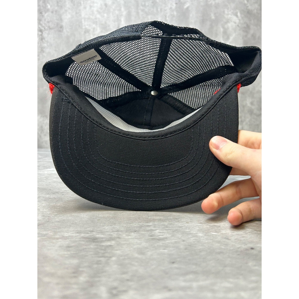 Vintage 90s Nascar Racing At It Best Embroidered Spellout Snapback Hat OSFA