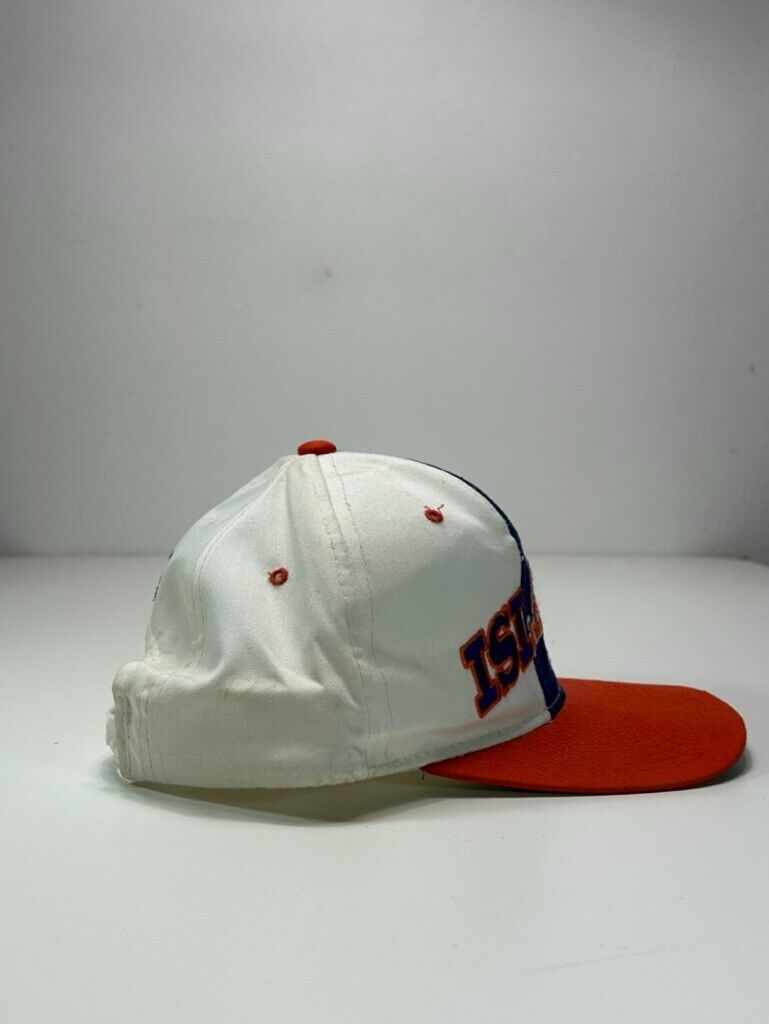 VTG 90s New York Islanders NHL Embroidered Starter Tri-Power Snapback Hat OSFA