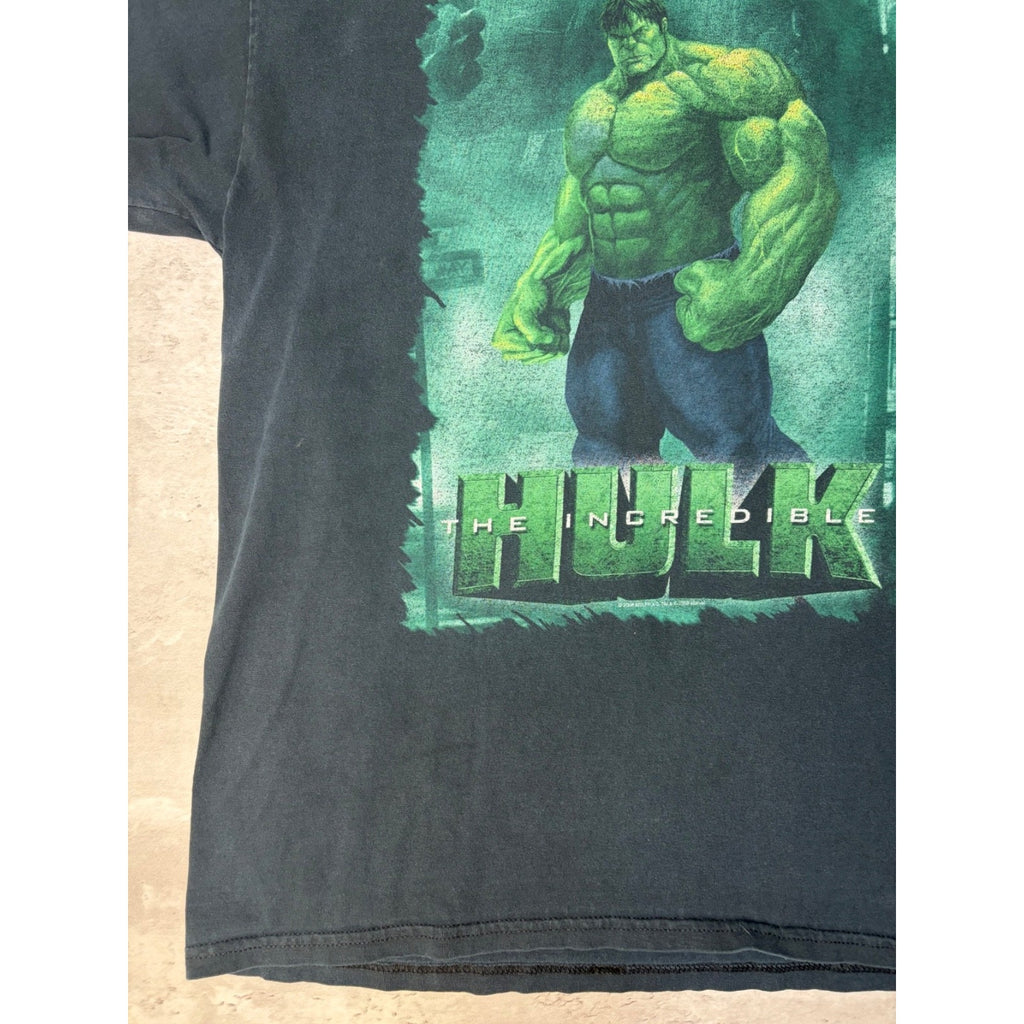 2008 Incredible Hulk Superhero Movie Promo Comic Book T-Shirt Size XL