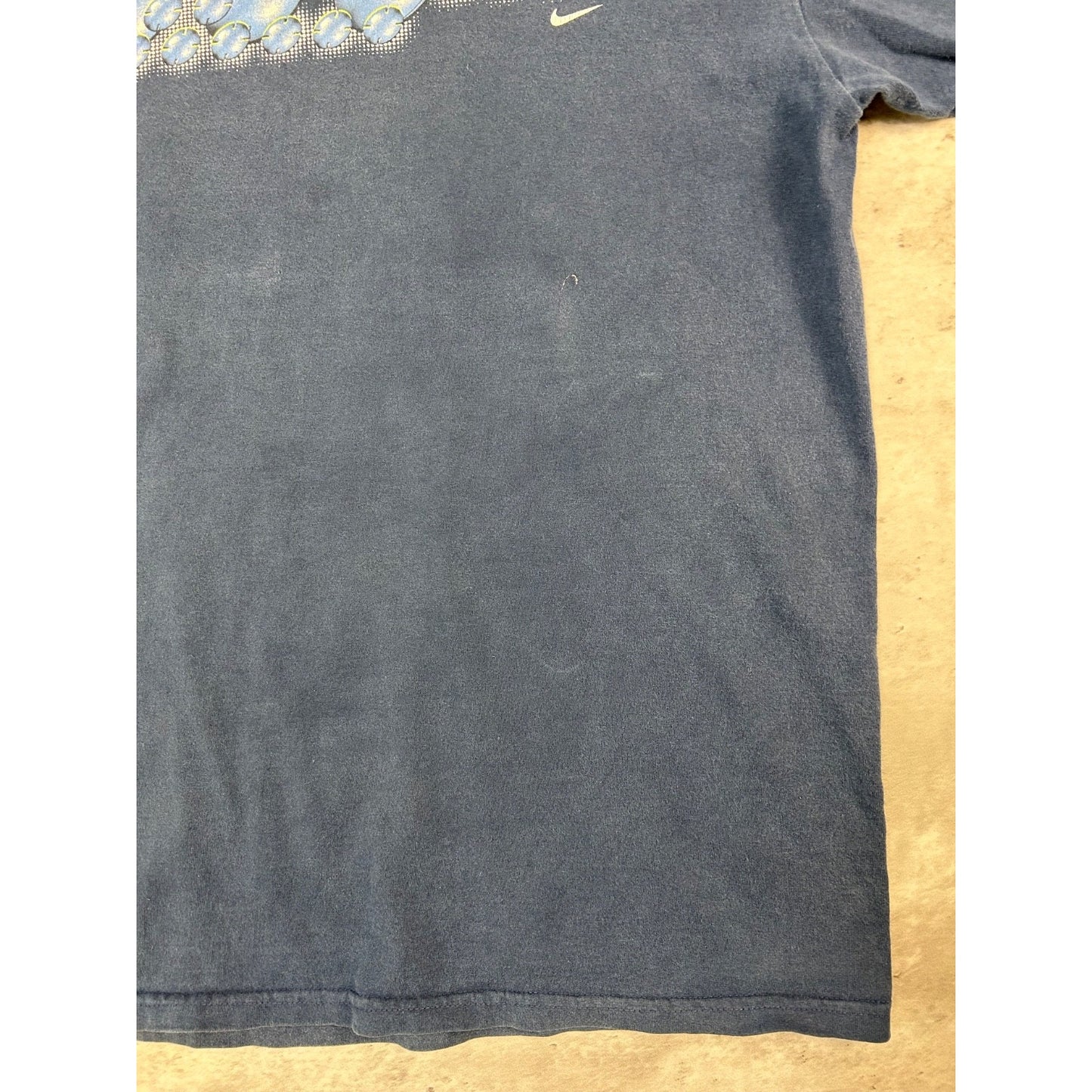 Vintage 2000s Nike Spellout Swoosh Long Sleeve T-Shirt Size XL Blue