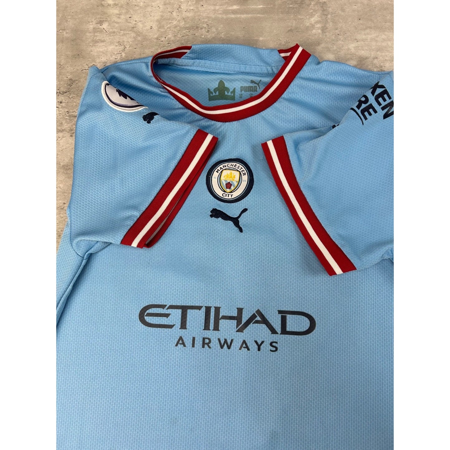 Vintage Erling Halaad #9 Manchester City Puma Soccer Jersey Size Medium