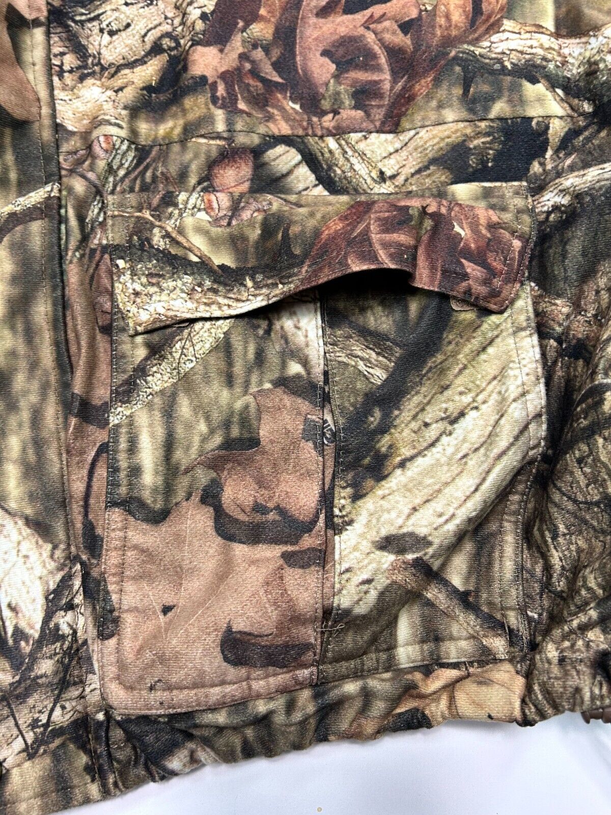 Redhead Breakup Infinity Camo Hooded Mesh Lined Hunting Jacket Size Large