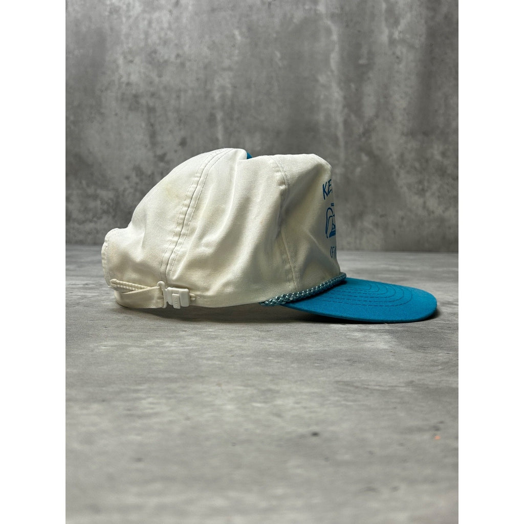 Vintage 90s Kenworth Of Indy Racing Graphic Two Tone Strapback Hat OSFA