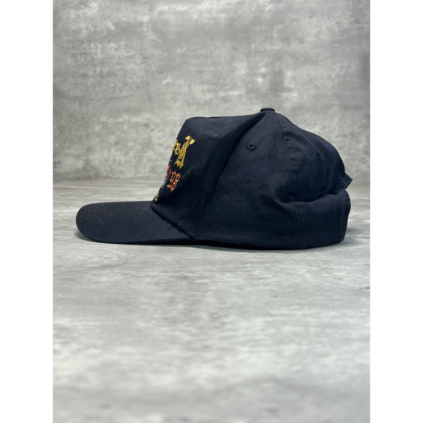 Vintage 1998 Bike Week Embroidered Motorcycles Spellout Snapback Hat OSFA