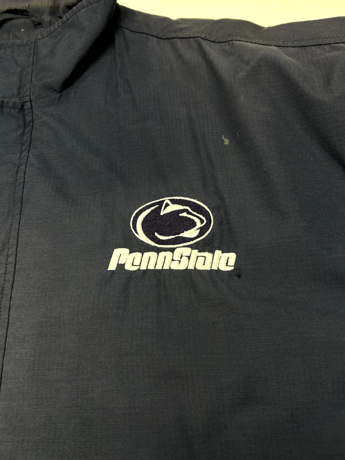 Penn State Nittany Lions NCAA Collegiate Nylon Full Zip Jacket Size 2XL Blue