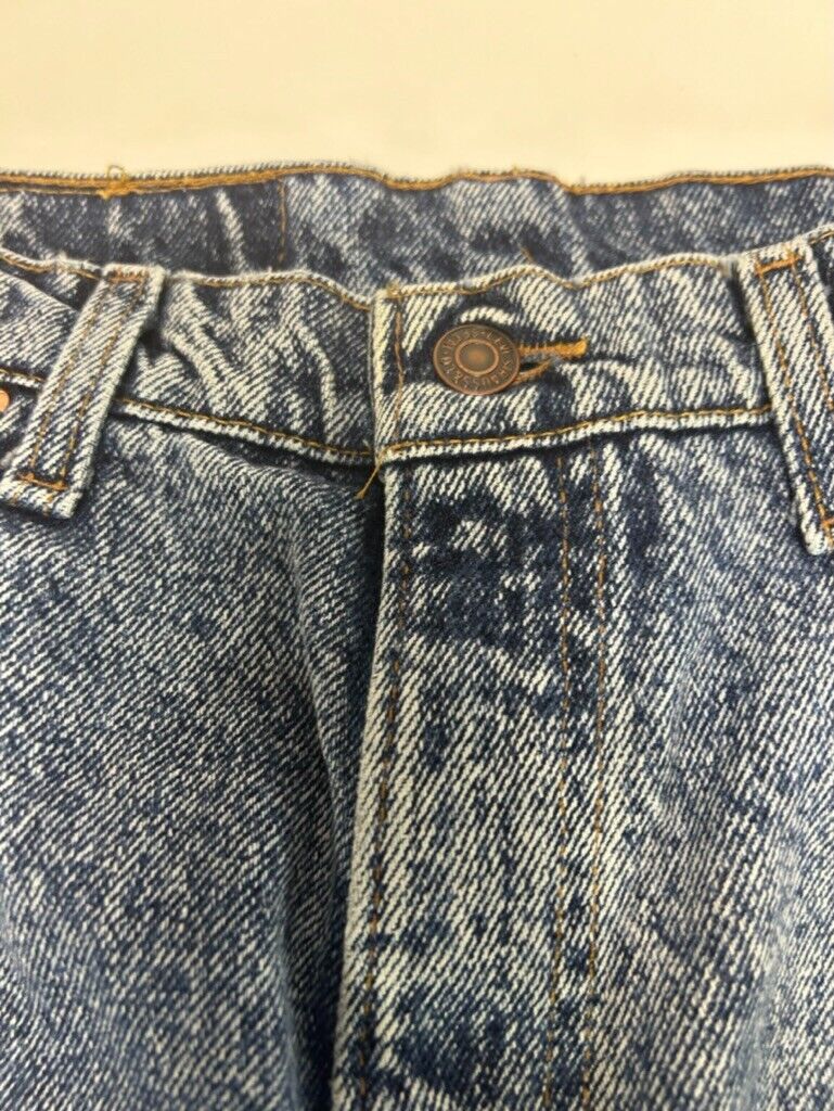 Vintage 90s Levis 550 Medium Stone Wash Denim Pants Size 32