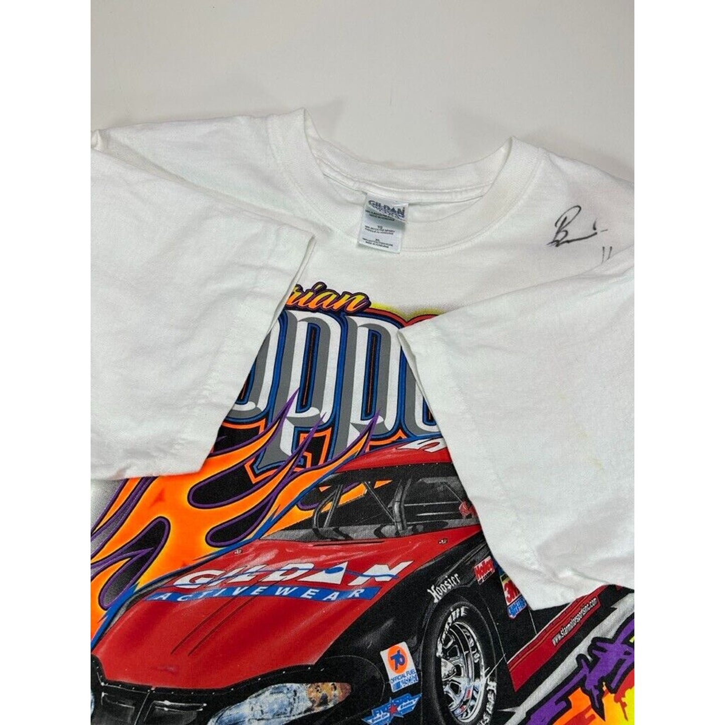 Brian Hoppe #51 NASCAR Big Graphic Racer T-Shirt Size XL