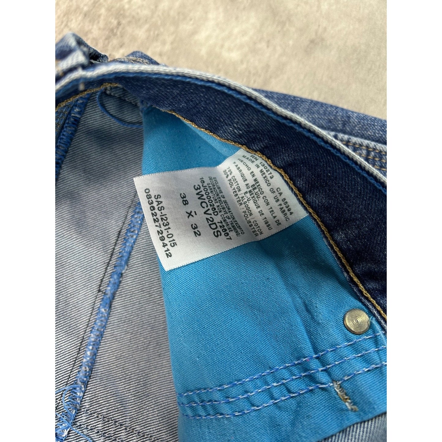 Vintage Wrangler Riggs Medium Wash Denim Carpenter Pants Size 39